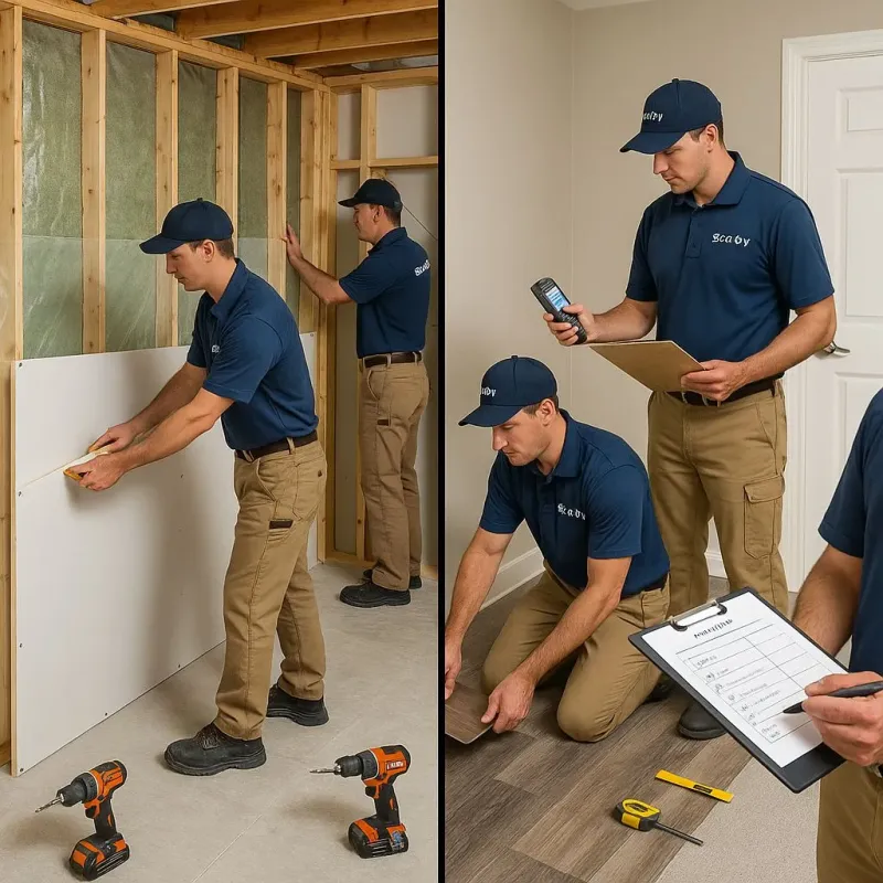 Repairs and Reconstruction process in Santa Clara, NM
